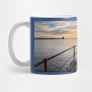 January sunrise at the mouth of the River Blyth - Landscape Mug